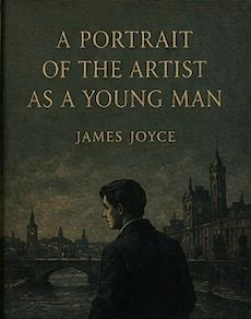 A Portrait of the Artist as a Young Man cover showing James Joyce’s modernist bildungsroman of Stephen Dedalus’s artistic journey.