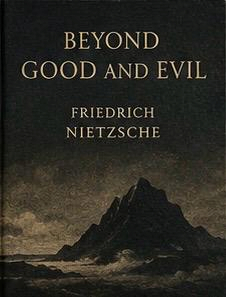 Beyond Good and Evil cover showing Nietzsche’s philosophical classic on morality, truth, and the will to power.